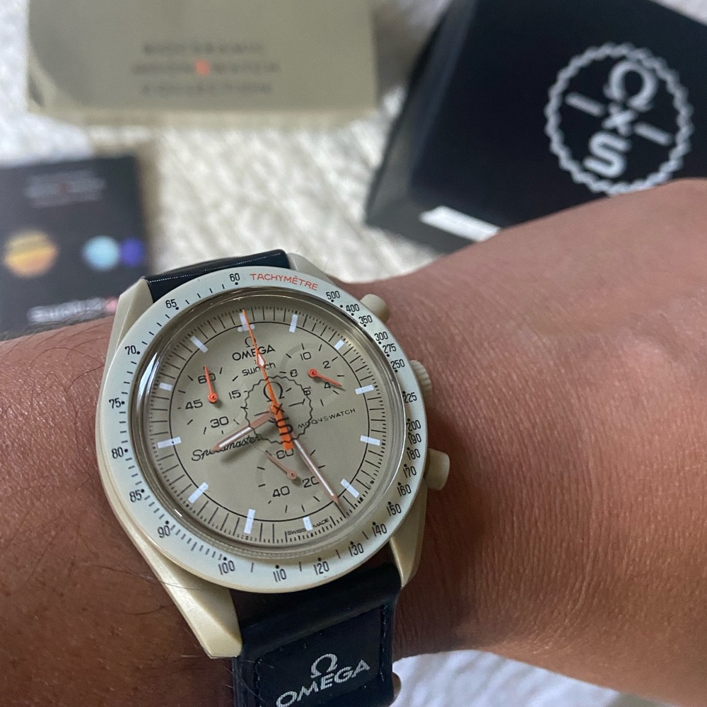 Omega X Swatch Speedmaster Bioceramic Moonswatch Mission To Jupiter